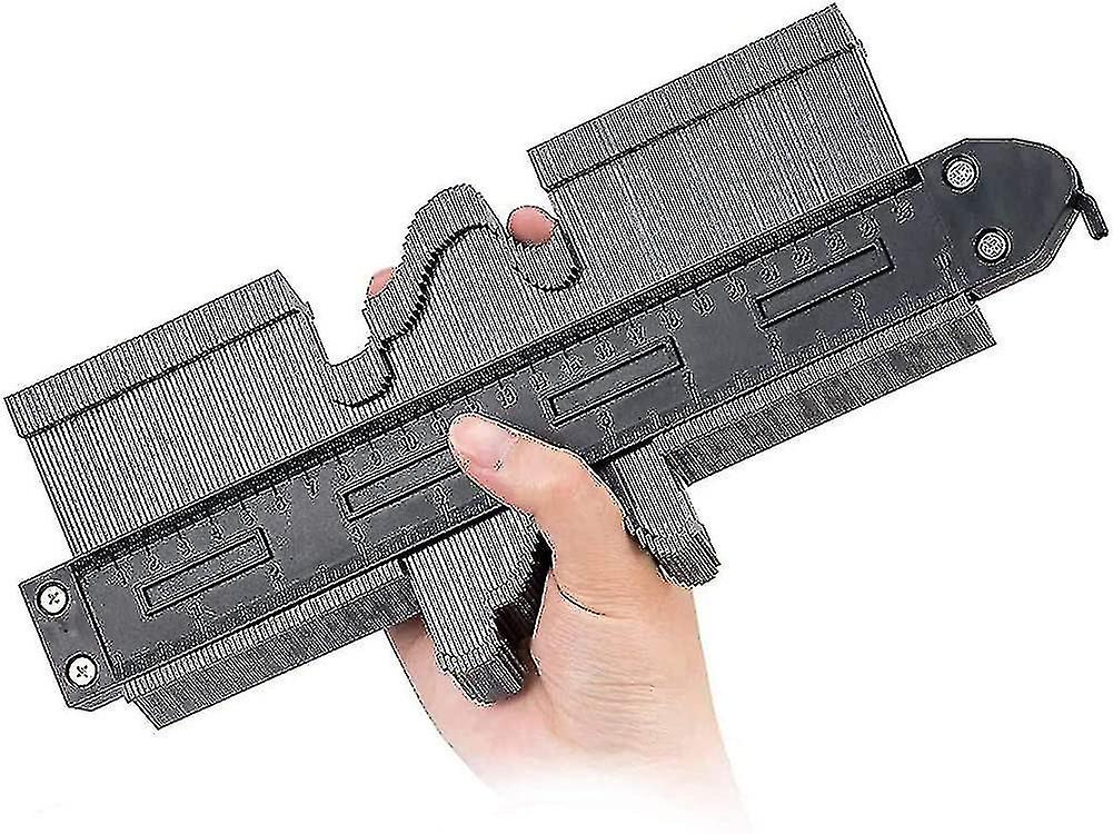 Plastic Contour Gauge With Lock 25cm Profile Gauge Measuring Ruler For Tile