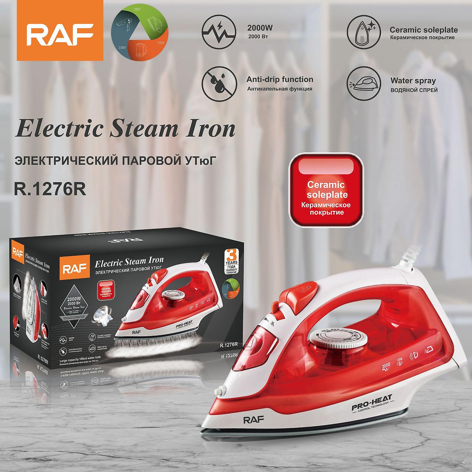 Iron, Reservoir Steam Iron, Press Function, Ceramic Soleplate
