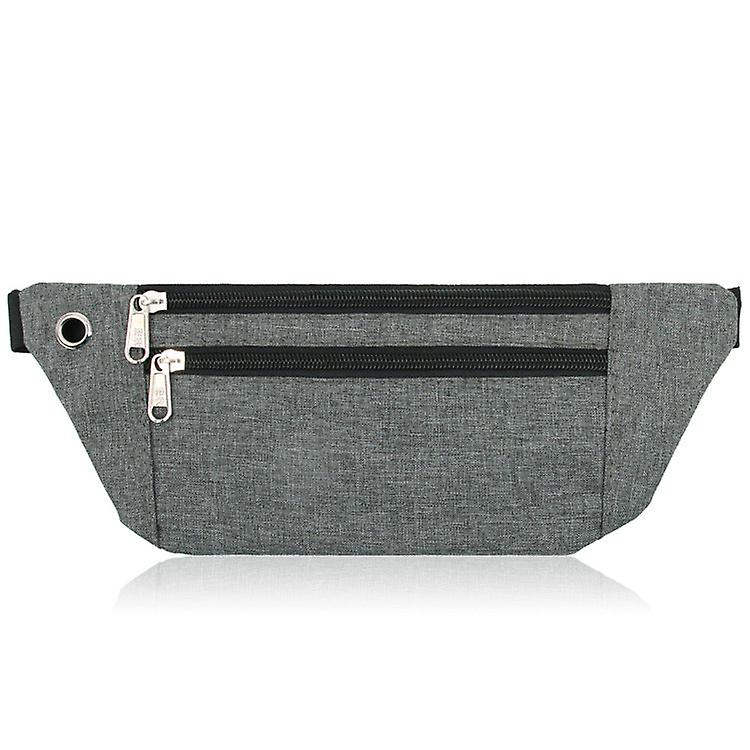 Men Women Fanny Pack Waist Bag Large Capacity Multi-compartment Mobile Phone Slanted Chest
