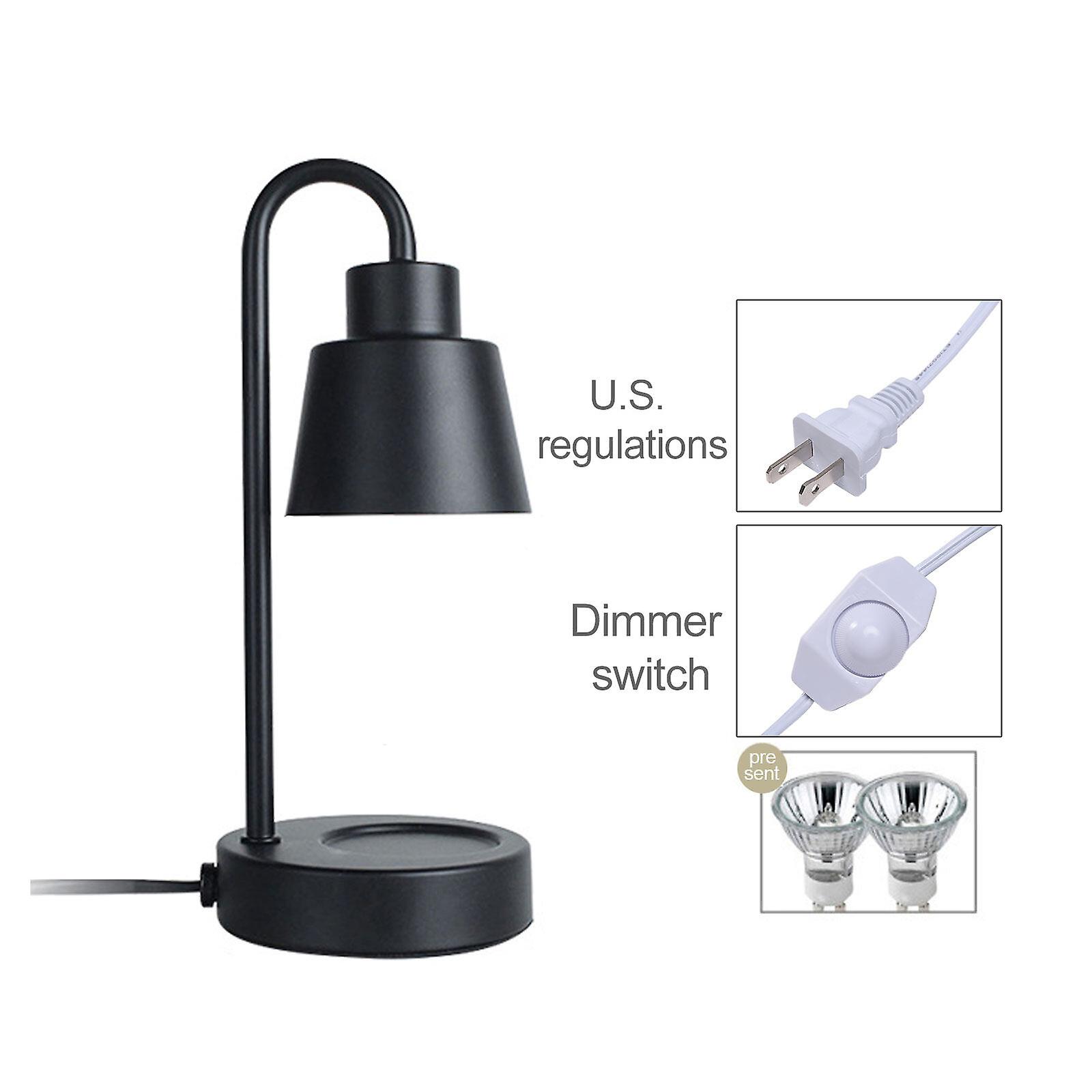 Aromathérapie Cire Fondante Veilleuse Dimmable Lampe de Table Bougie Chauffe-Lampe Au