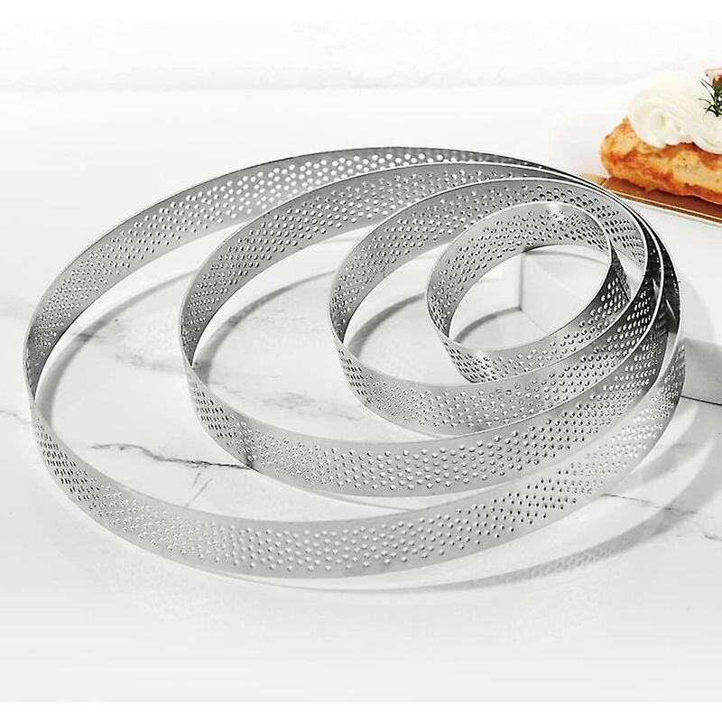 Pie Ring Pastry Pie Ring, Stainless Steel (5/10/15/20cm) GetRich