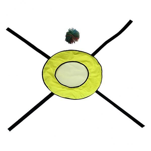 2xThrow Catch Ball Interactive Game Props Hands Feet Coordination Team Woking Yellow