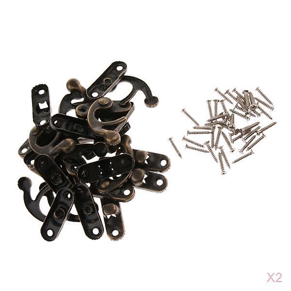 20 Pcs Bird Breeding Box Lock Parrot Cage Fitting Nesting Lock Random Color