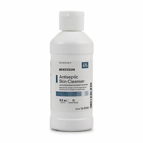 McKesson Αντισηπτικό Καθαριστικό Δέρματος 8 oz. Flip-Top μπουκάλι 4% αντοχή CHG (γλυκονική χλωρεξιδίνη) / , 8 oz (συσκευασία του 1)