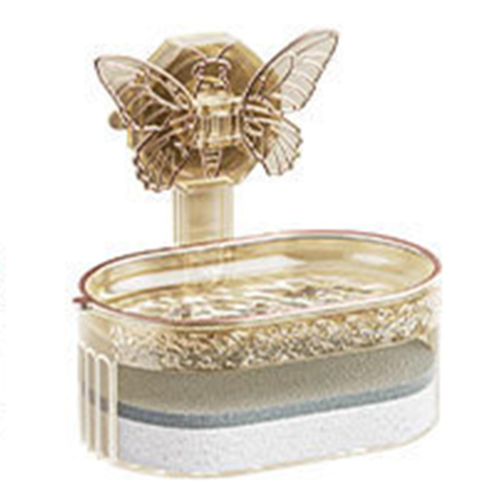 Free Punching Wall-mounted Soap Box Double-layer Drain Soap Box