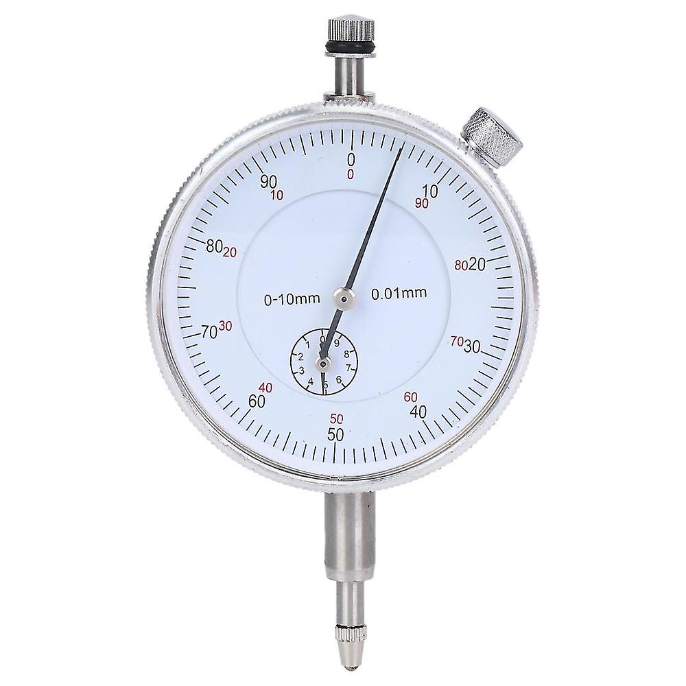 Dial Indicator Gauge 0-10mm Meter Precise 0.01 Resolution Concentricity Test