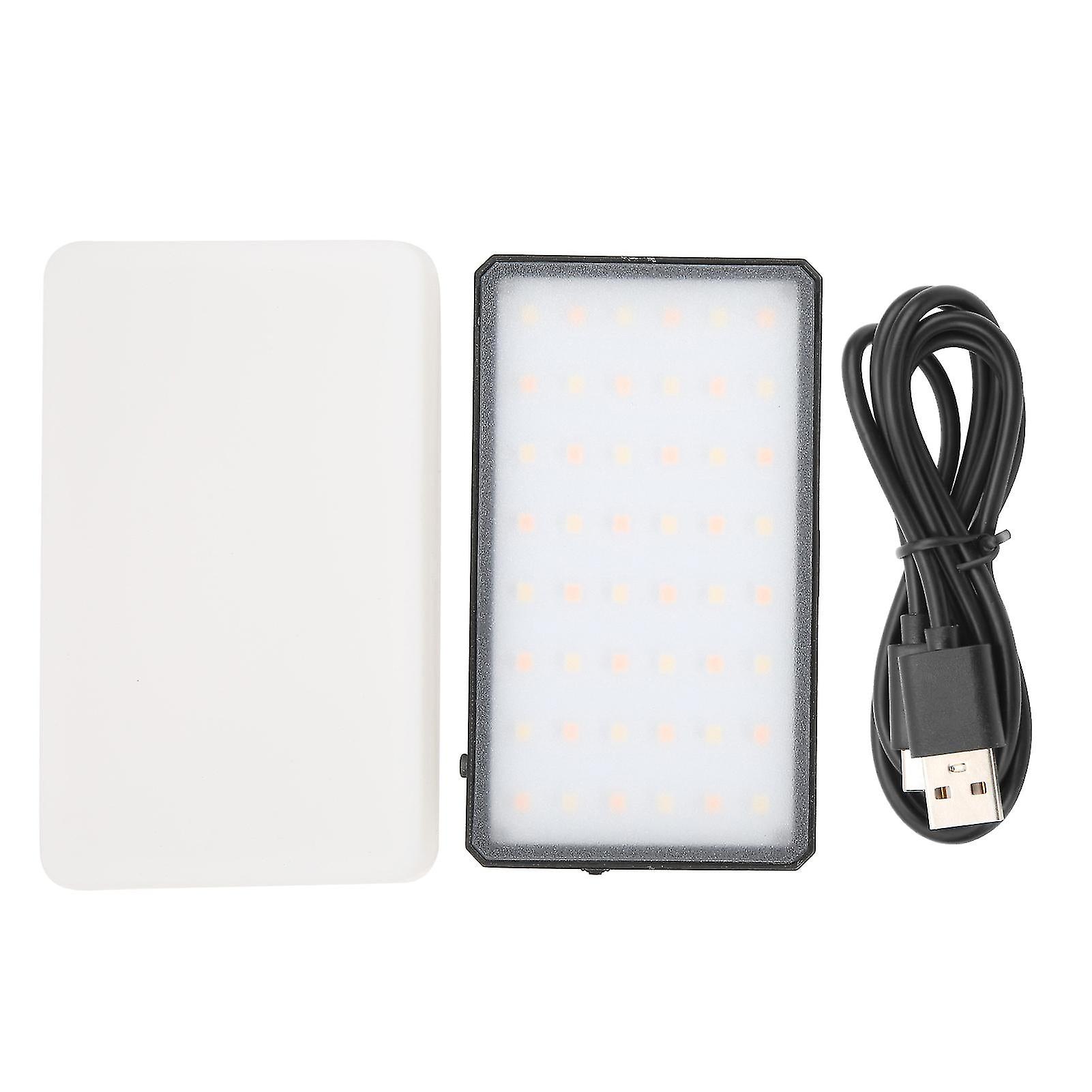 Manbily Mini Video Light Portable Led 30006500k Photography Light 2100mah Rechargeable With Diffuser