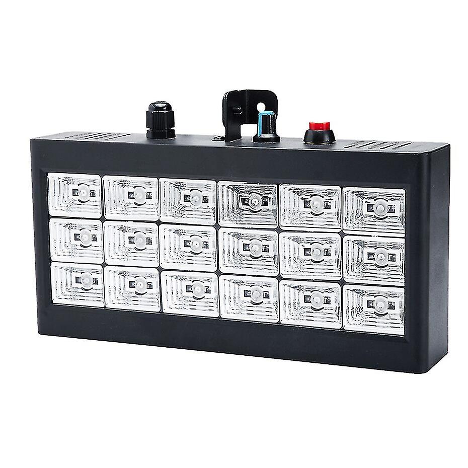 18 Led Strobe Rgb Flash Stage Lighting Effect Sound Activated For Club Disco Party Dj Holiday With Variable Speed Control