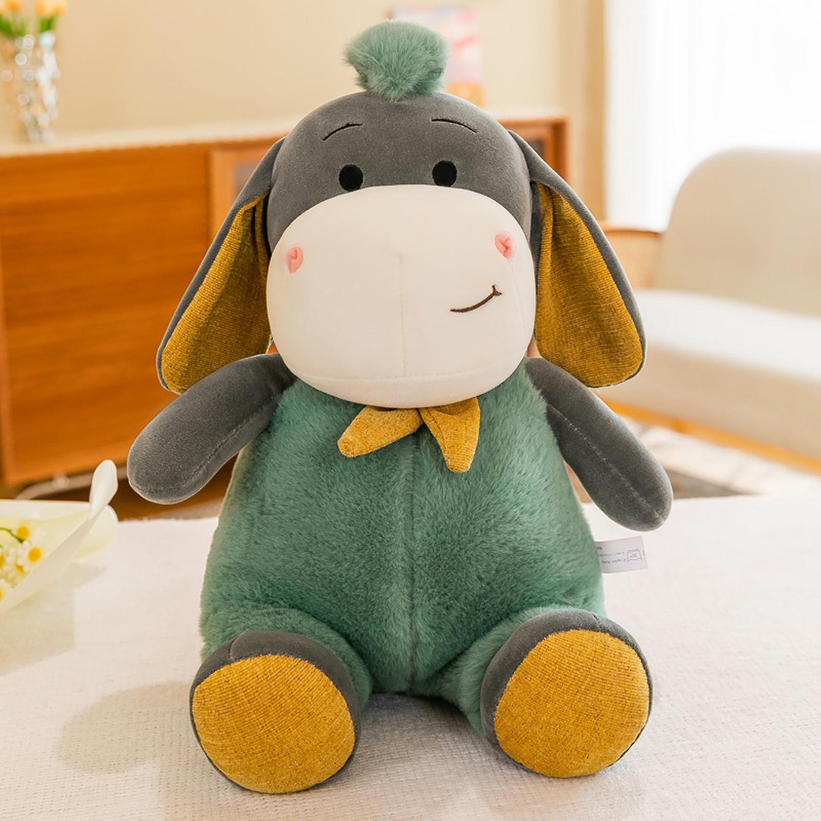 Kawaii Donkey Plush Toys Realistic Stuffed Doll Soft Comfortable Skin-friendly Plush Toy For Kids Baby Comforting Gift