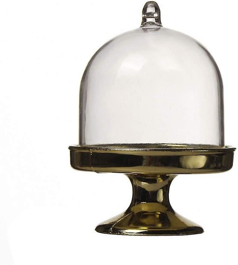 Sæt af 12 Mini Plastic Cake står til bryllupsfest