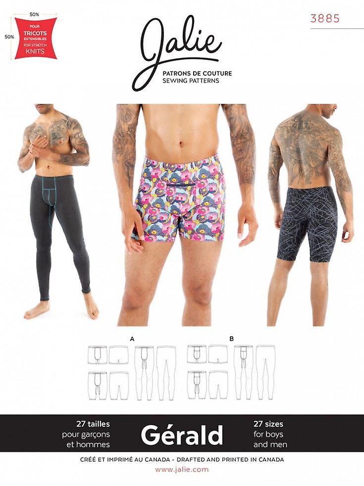 Jalie Paper Sewing Pattern 3885 Gerald Underwear