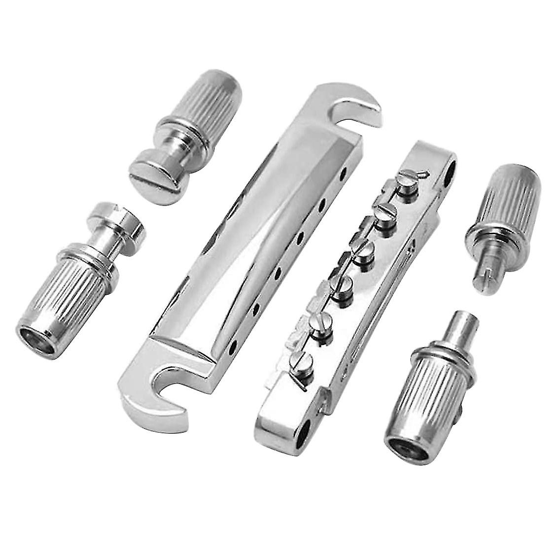 E-Gitarre Brücke und Saitenhalter Set E-Gitarre Brücke Saitenhalter Brücke für Gitarre A TY