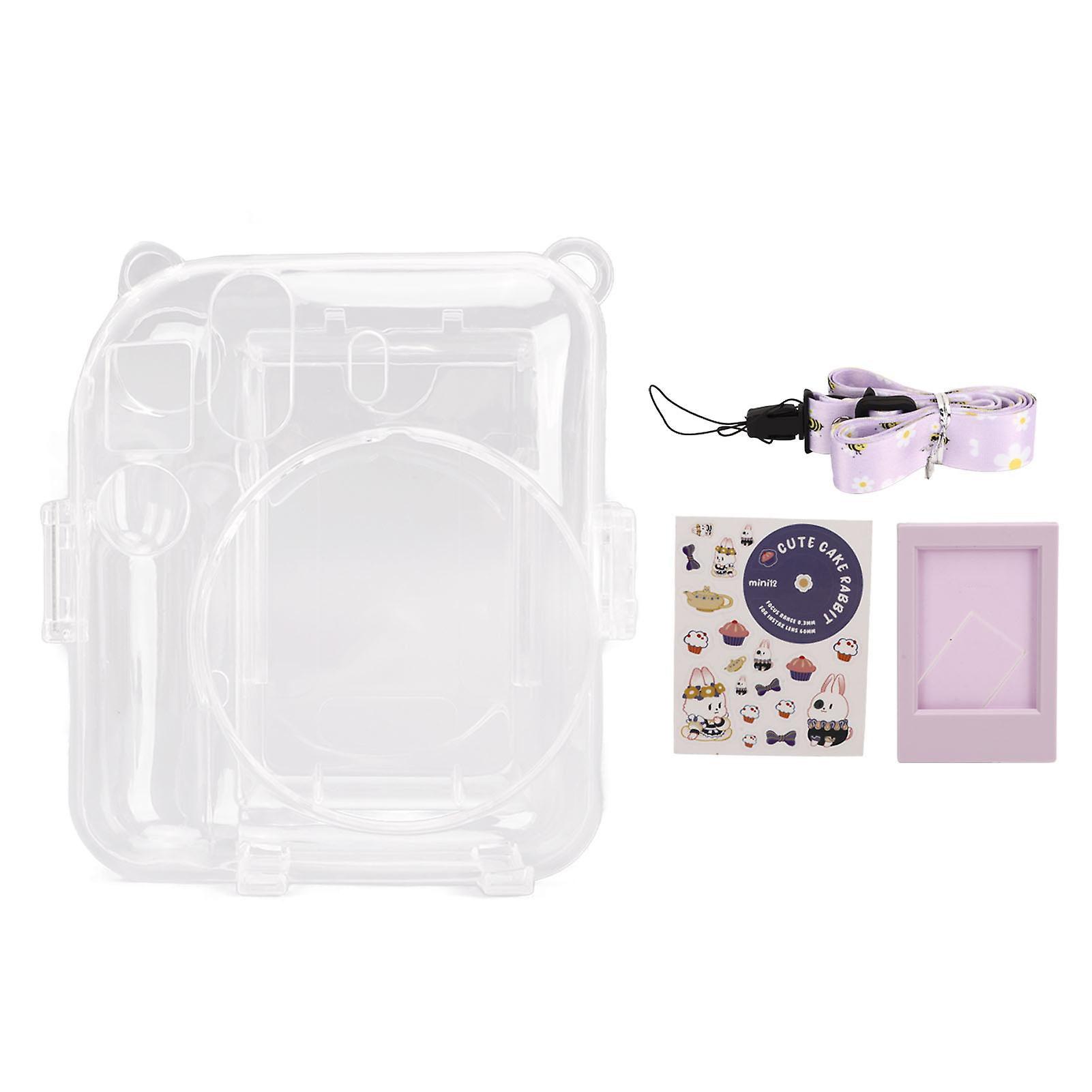Crystal Clear Camera Case for Fujifilm Instax Mini 12: Stylish, Protective, and Functional