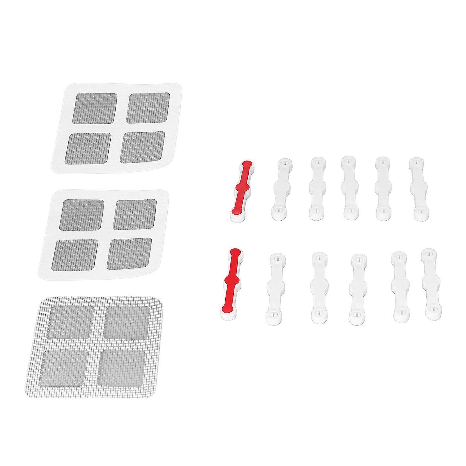 Screen Window Fixing Clip Safety Screen Window Installation Buckle Repairing Patches Set for Baby Protection 