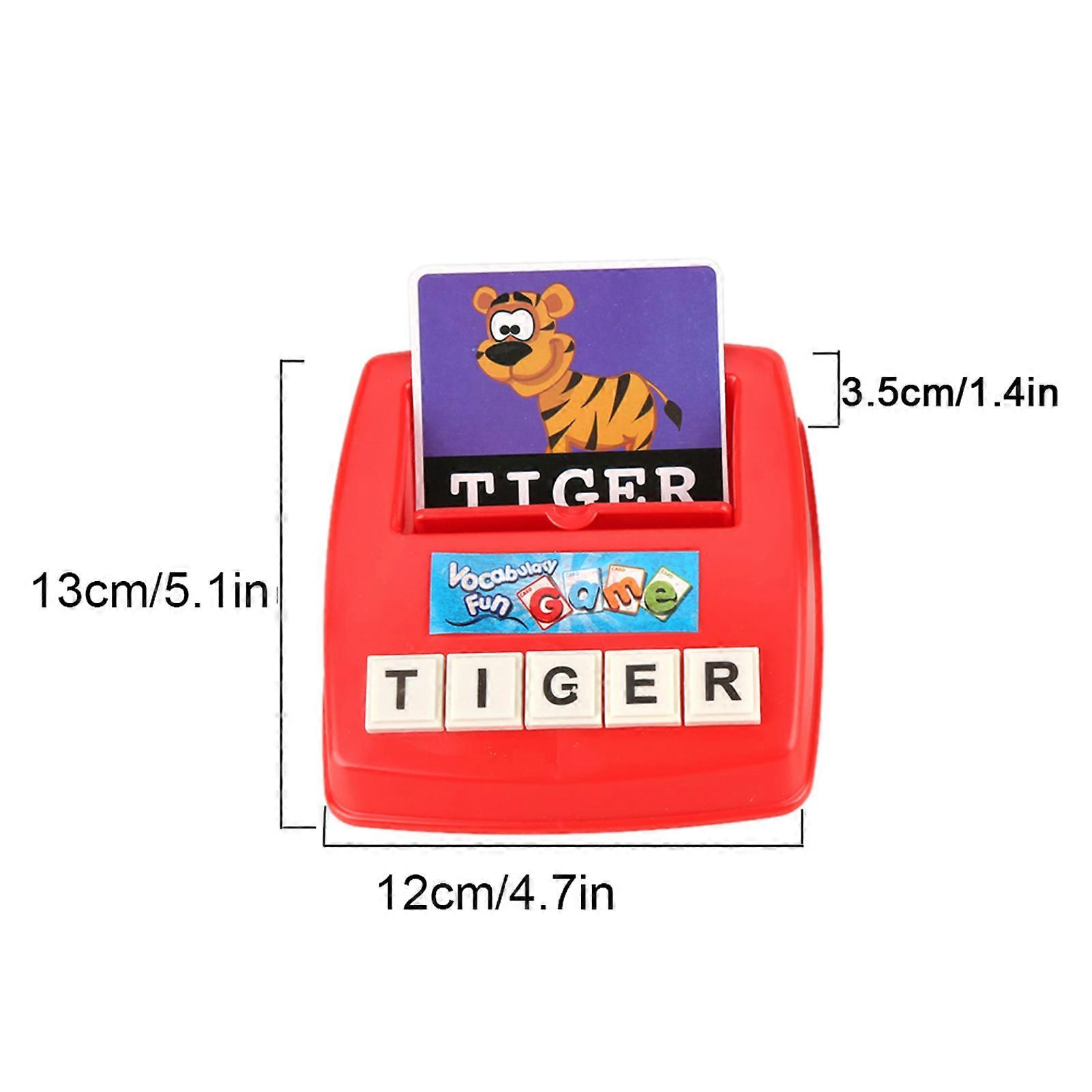 Toddler Alphabet Letter Game Set with 26 Letters & 30 Word Cards