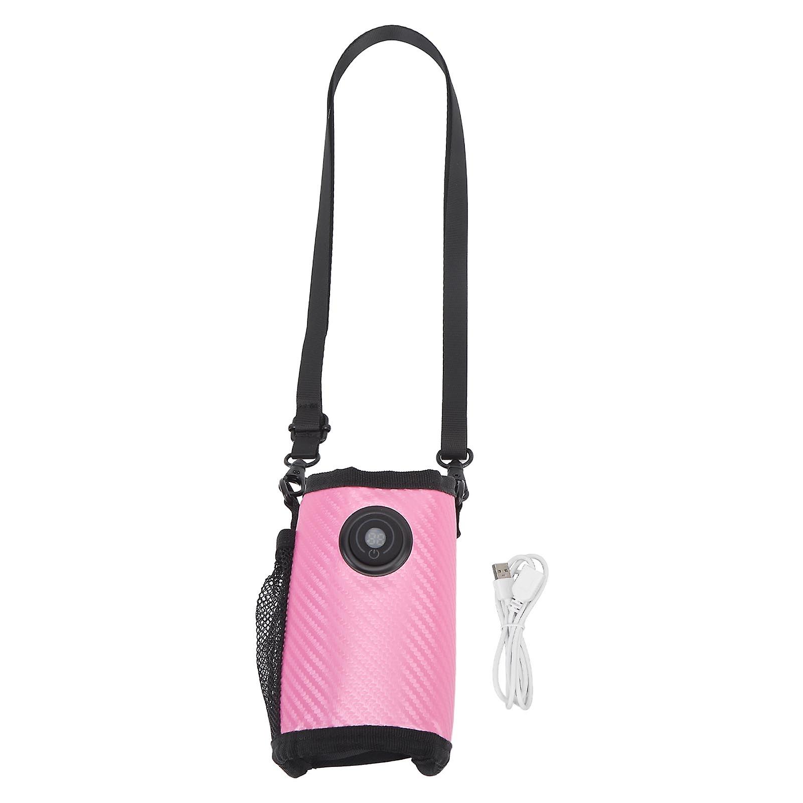 Milk Bottle Warmer Bag Digital Display Constant Temp Adjustable Temperature Baby Bottle Warmer for Home Car