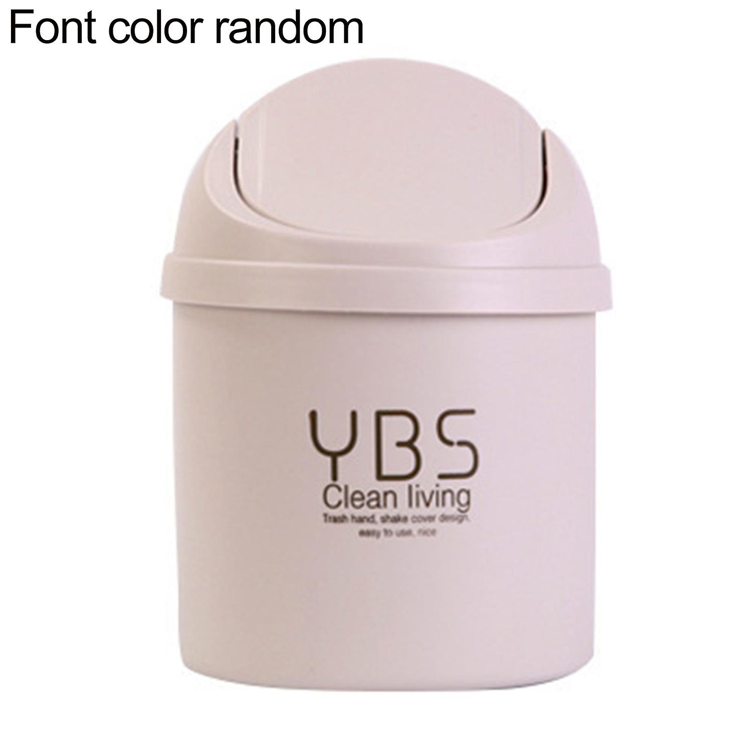 Creative Desktop Mini Trash Can Covered Kitchen Living Room Desk Trash Box