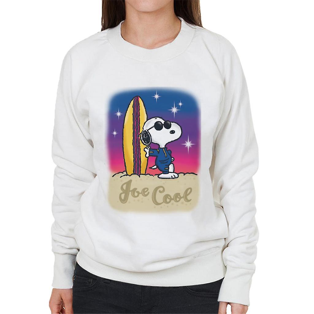 Peanuts Snoopy Cool Sunglass Surfer Women's Sweatshirt
