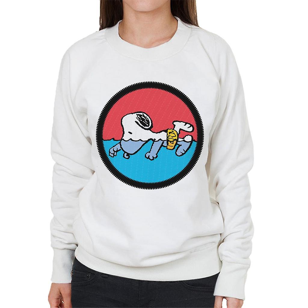 Peanuts Snoopy Natation Femmes-apos;s Sweatshirt