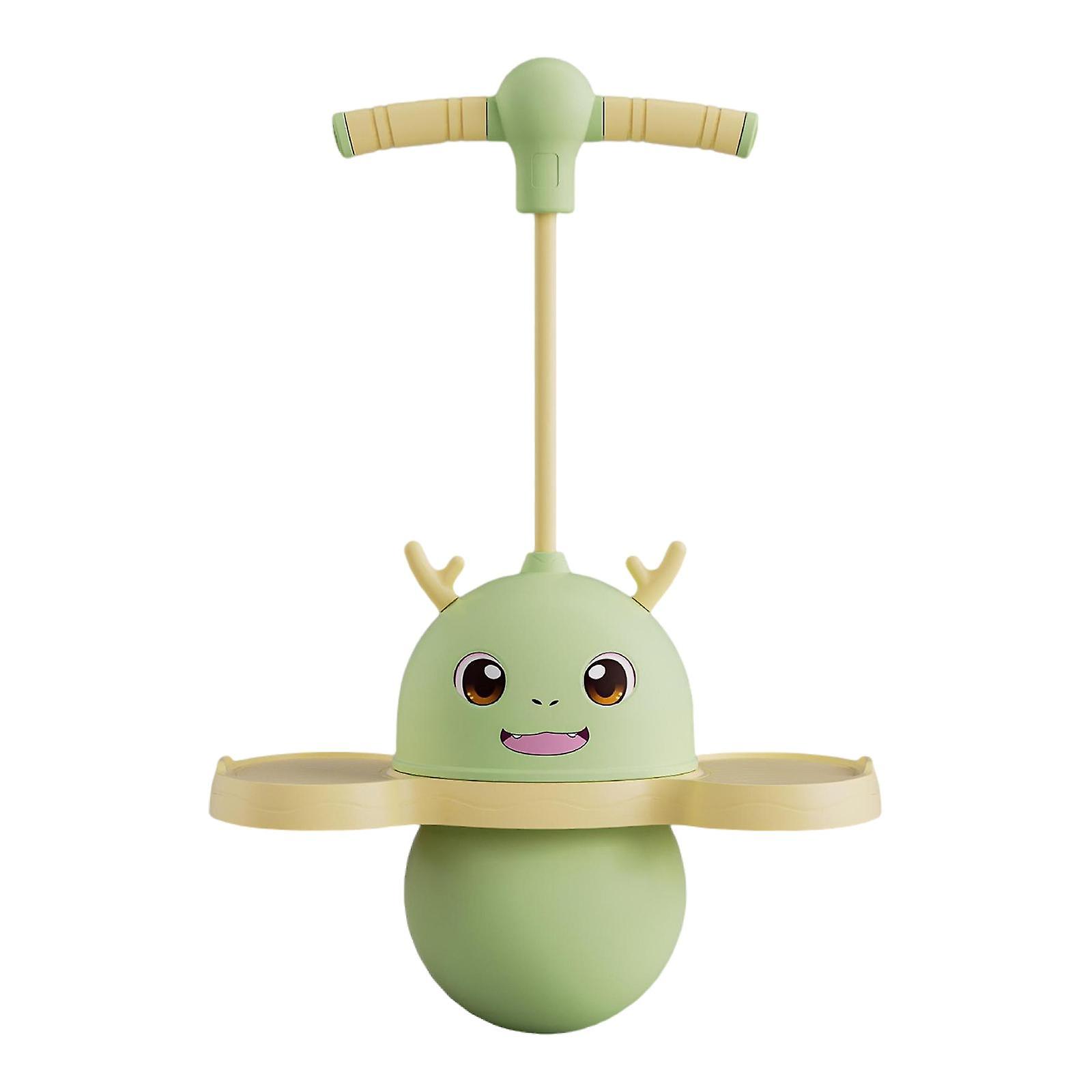 Pogo Ball with Handle Bouncing Ball High Jump Toy Strong Grip Pogo Stick Jump Jumping Ball for Playground Outdoor Indoor Boys