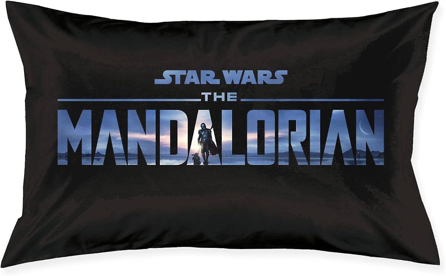 Star Wars The Mandalorian and The Child Baby Yoda Standard Size Pillowcases Double-Sided Print Pillow Covers 40 X 60 CM-Md-2 (a1-14)
