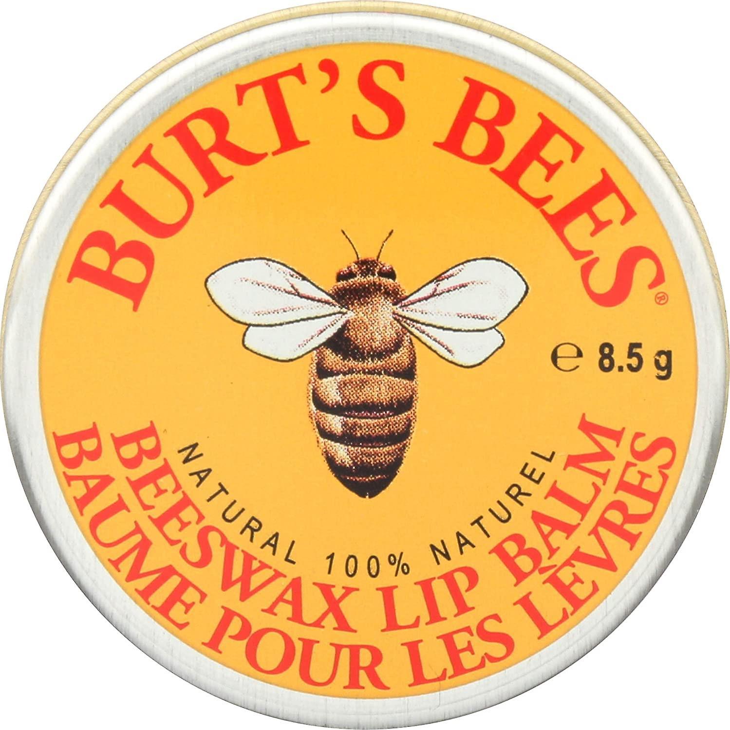 Burt's Bee 蜂蜡润唇膏罐装 100% 天然 8.5 克