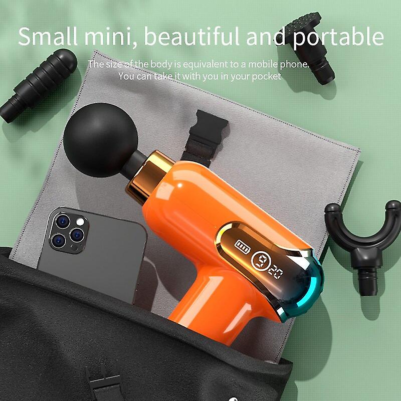 Zeriola RM10 Pistola Massaggiatore A Percussione – Touchscreen, 10 Testine, 6 Ore Batteria