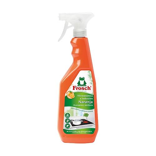 Glass Ceramic and Induction Cleaner with Red Orange Eco 750 ml