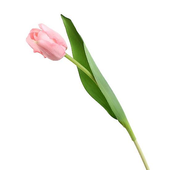 Artificial Flower Multi-use Bright-colored Faux Silk Flower Simulation Tulip Display for Gifts