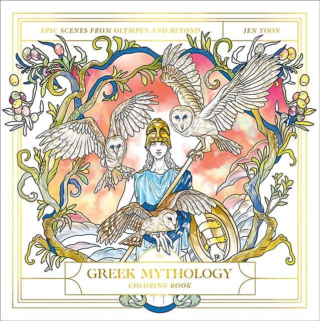 The Greek Mythology Coloring Book by Jen Yoon Paperback Book