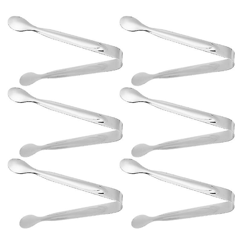6pcs Stainless Steel Tong