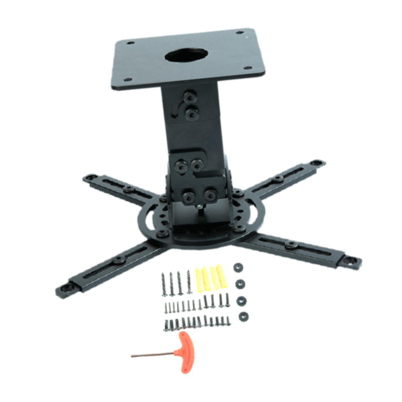 Projector Ceiling Mount Easy Installation Universal Hanging Projector Holder Black