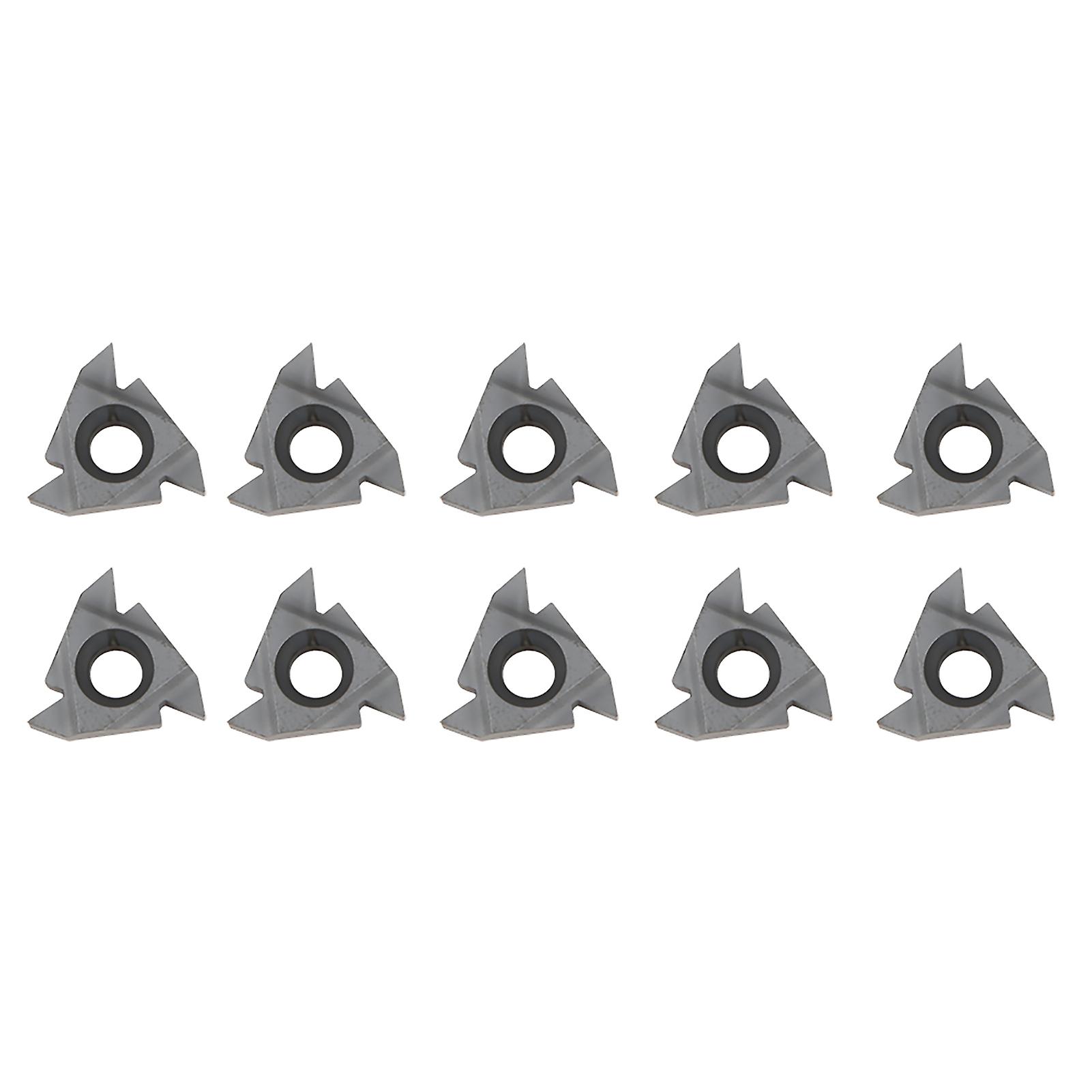 10Pcs CNC Turning Blade Inserts Thread Cutting Lathe Machine 16ER AG55