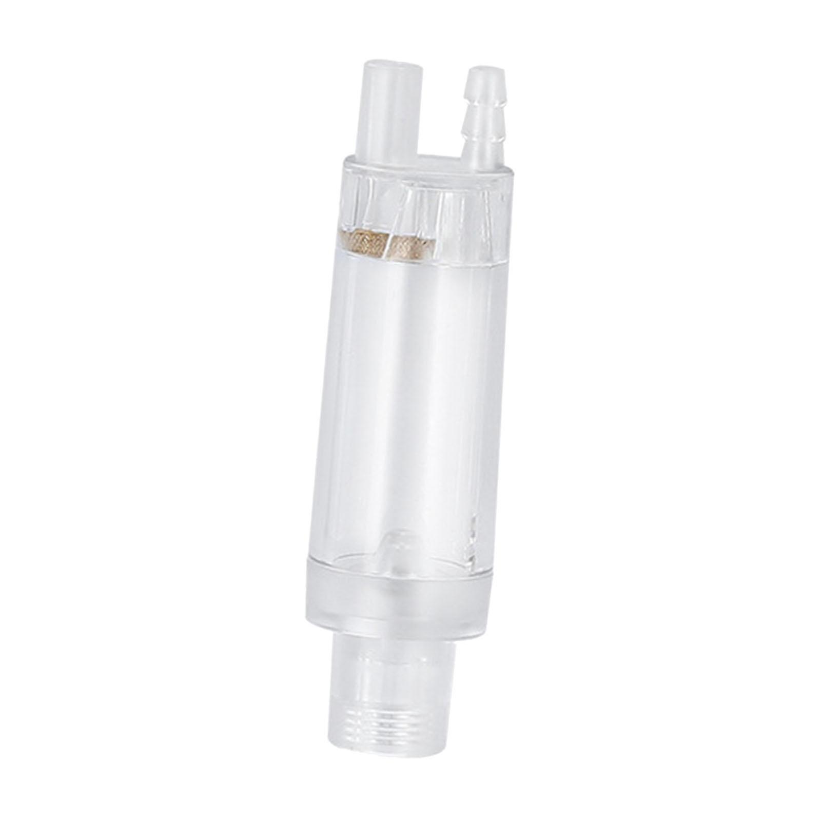 Aquarium CO2 Bubble Counter Clear Attachments CO2 Diffuser with Check Valves