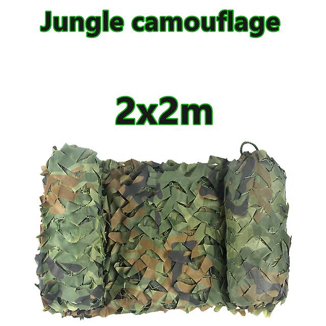 Mj Woodland Reinforced Camouflage Net Military Hunting Jungle For Pergola Gazebo Mesh Hide Garden Shade Outdoor Awning Cover