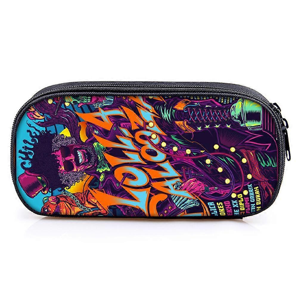 Pencil Pouch, Large Capacity, Sturdy Pen Organizer, Wide Opening with Secure Zipper Closure