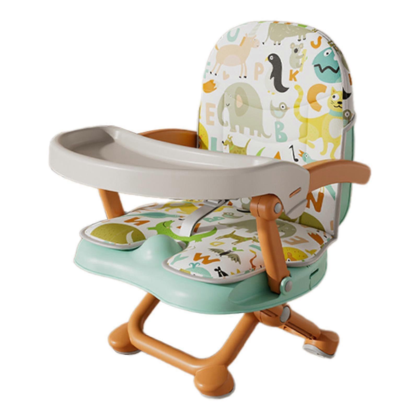 Bältesstol för matbord Bärbar Hopfällbar för flickor Pojkar Småbarn Baby orange