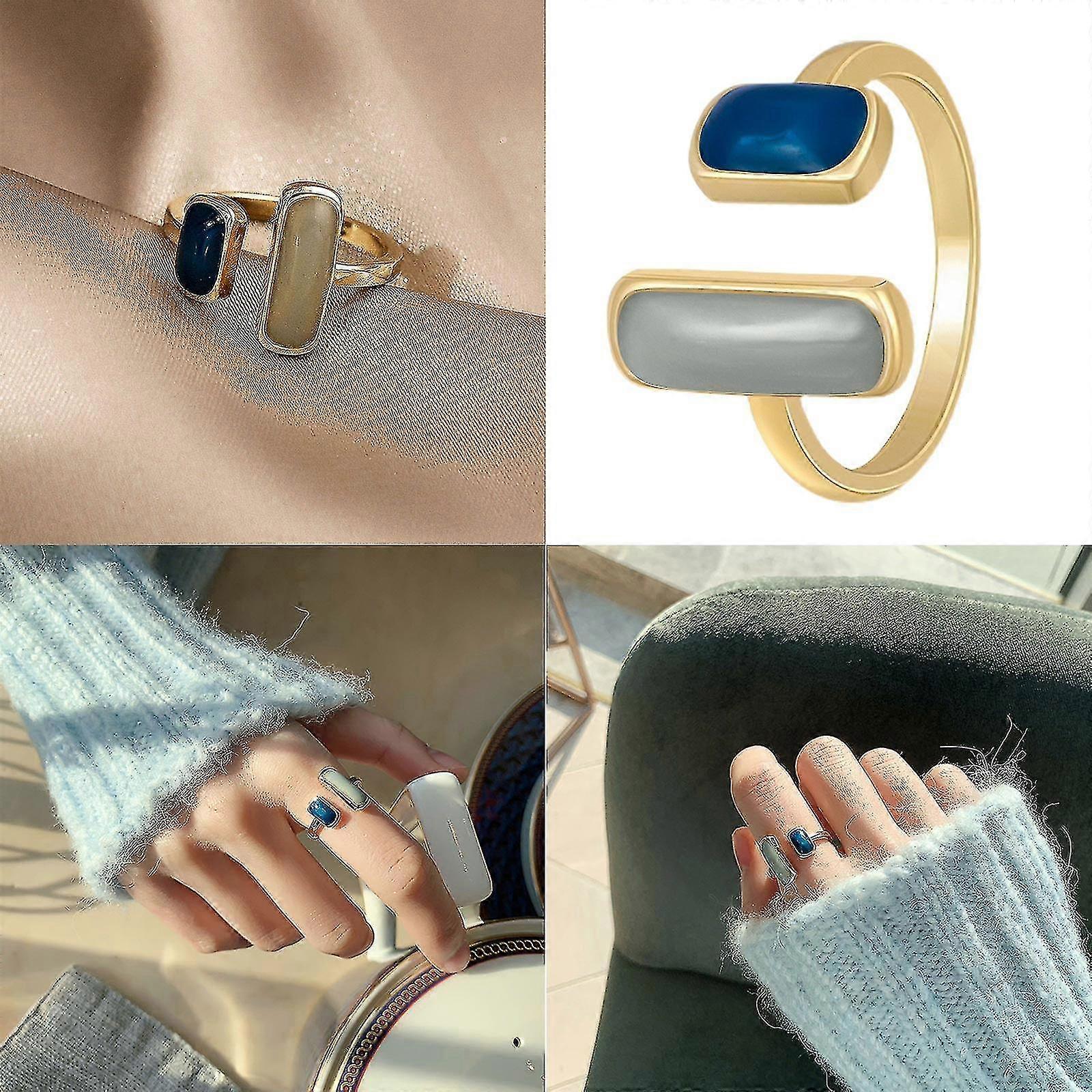 Adjable Open Sment Engament Ring Rings Jewelry