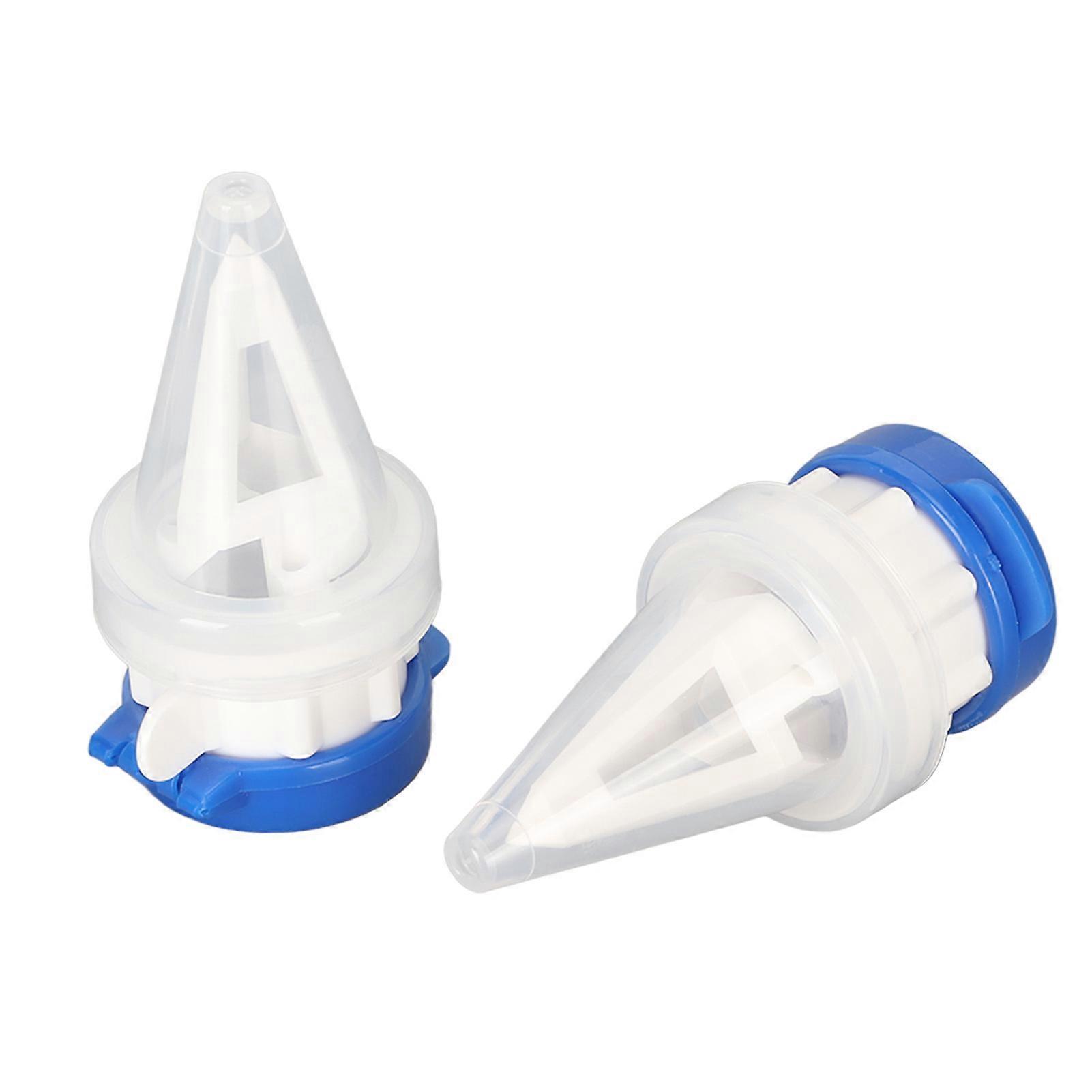 2pcs Bottle Pourer Milk Drinks Diverter with Lid Ergonomic Easy to Install Box Drink Splitter for Home Kitchen
