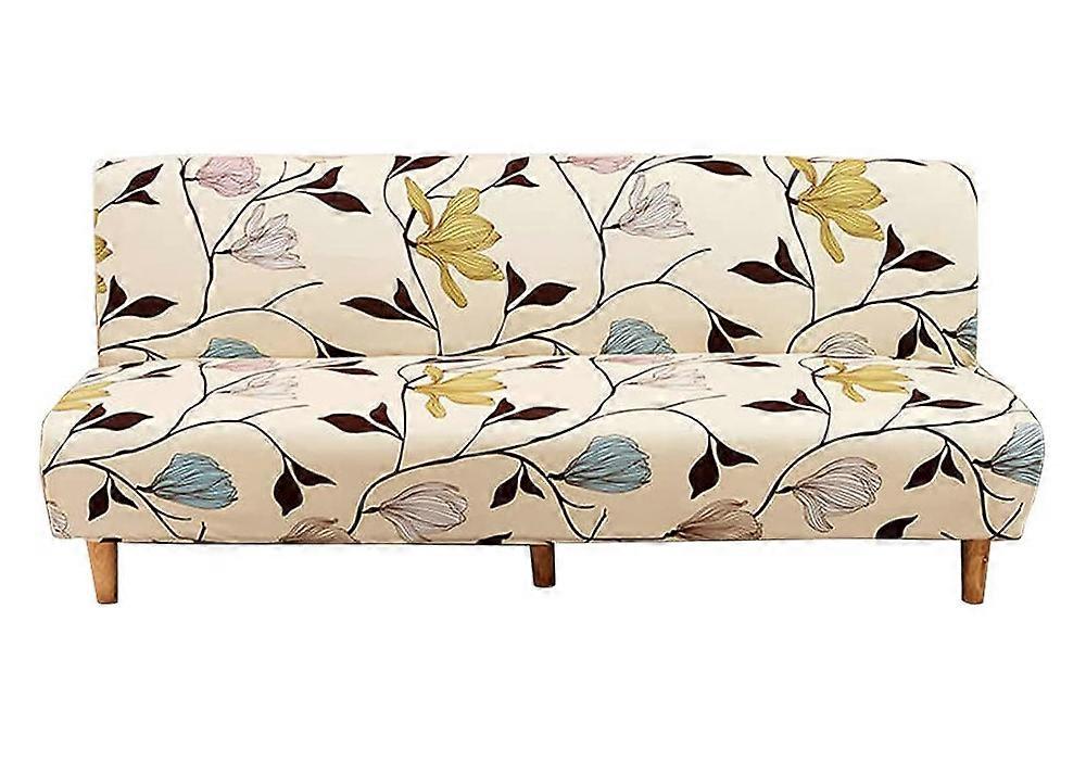 Sofa cover without armrests stretch armless sofa throw 3 seater sofa cover