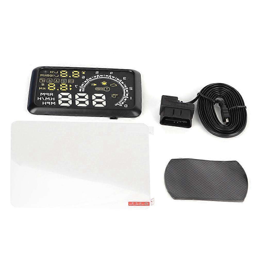 Universal HUD 5.5in Head Up Display Speed Smart Gauge ODB2 System Car Accessories E2U207