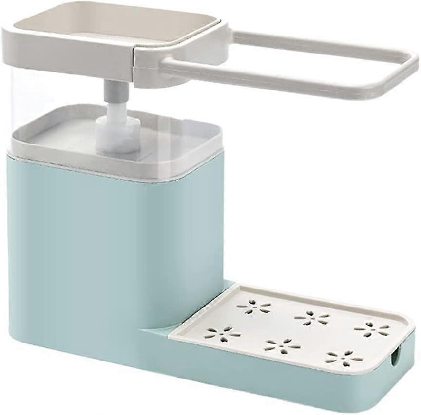 Dish Soap Dispenser - Sink Soap Pump with Sponge Holder (1 Pack)
