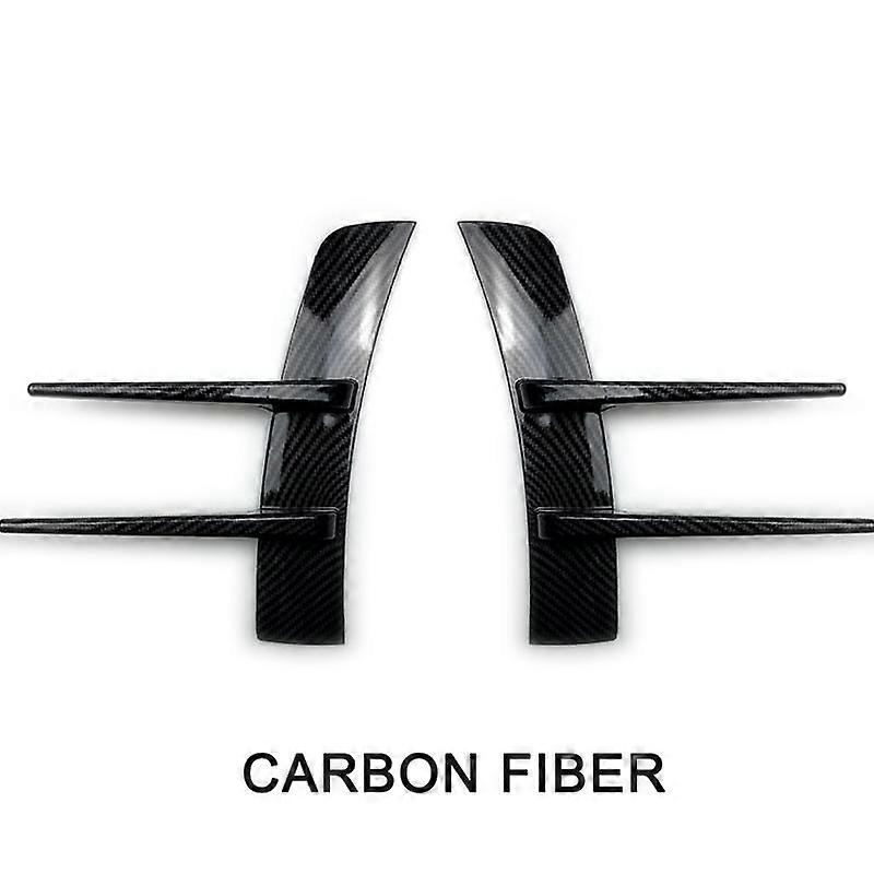 2Pcs For Benz A-Class A180 A200 A220 Front Bumpers Lip Air Vent Trim Spoiler Canards Splitter Car Styling Accessory