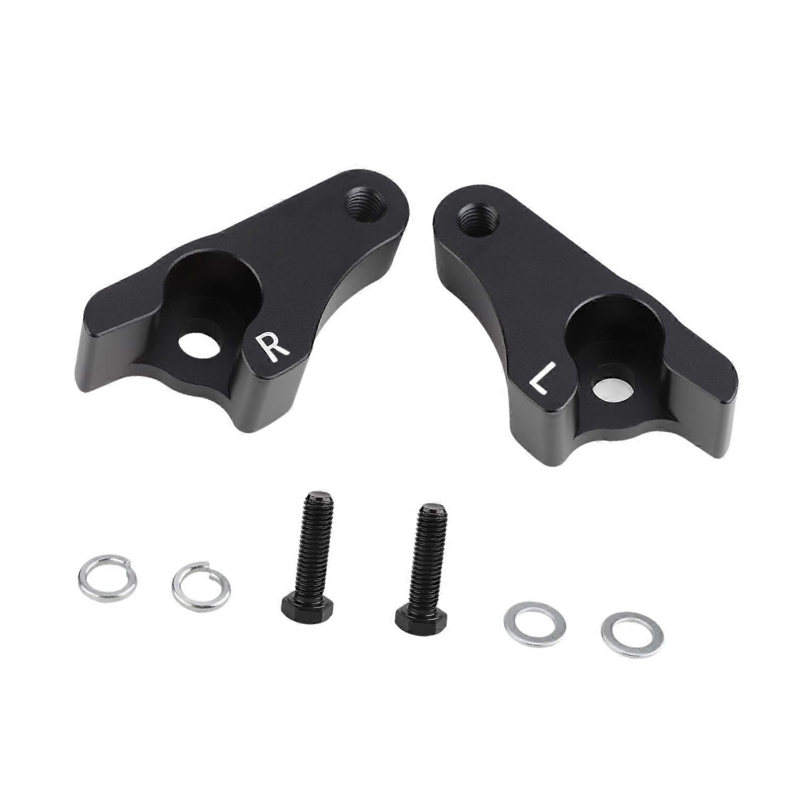 2'' Lowering Blocks Kit Replace Easy to Install for Road King 2002-2022 Black