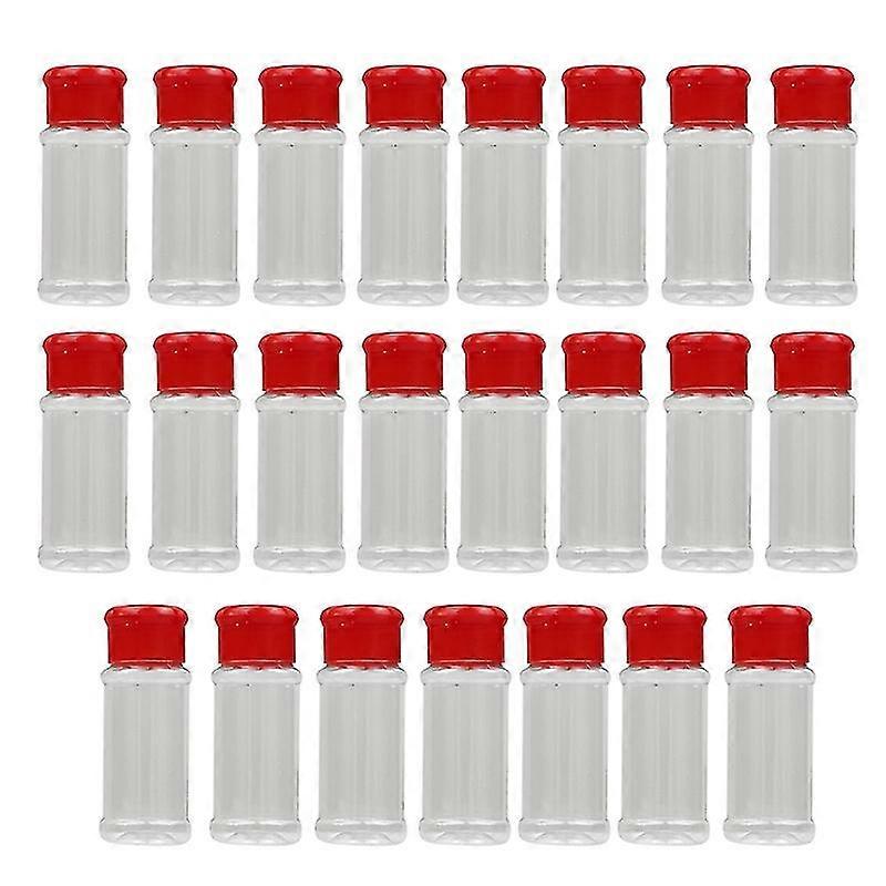 Empty Plastic Spice Jars, 3.3 Fluid Ounces/100ml Spice Containers For Storing Bb
