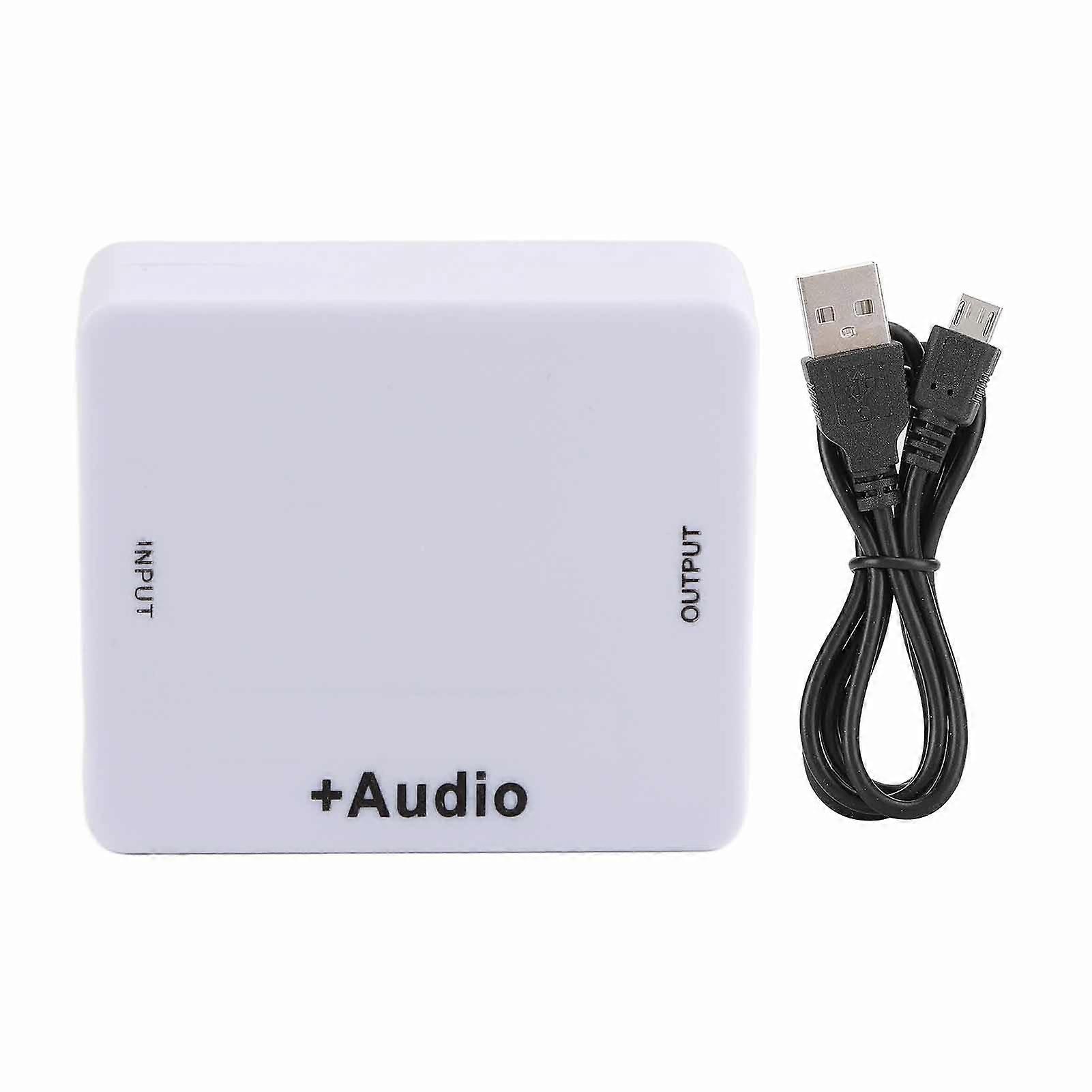 Abs Multifunction Hdmi To Hdmi Audio Splitter Decoder Converter For Tv Sound Systemwhite