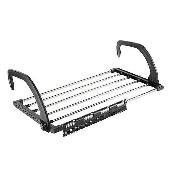 Extendable Drying Rack for Balcony, Space-Saving Foldable Clothes Drying Rack, Indoor/Outdoor Use