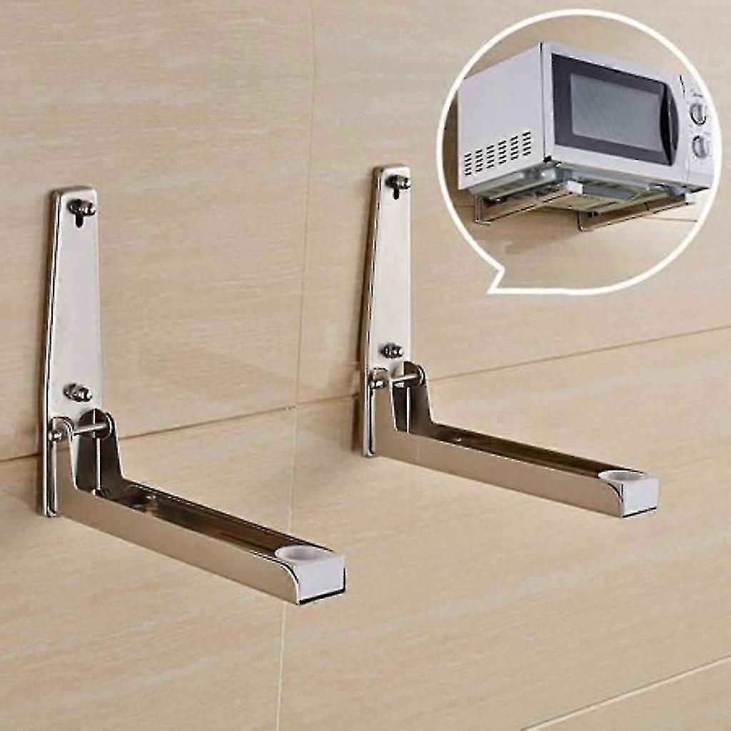 For Microwave Holder Shelf - Wall Mounting Kitchen Microwave Holder, Space-Saving Solution