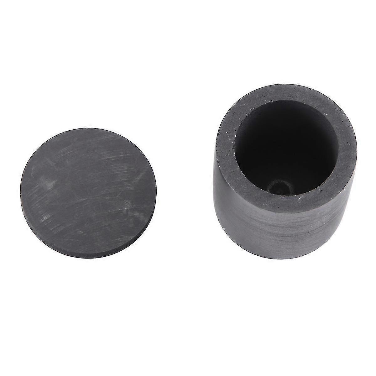 14ML Melting Furnace Crucible for Foundry Crucible for Forging Gold Testing Kit Graphite Crucibles with Cover