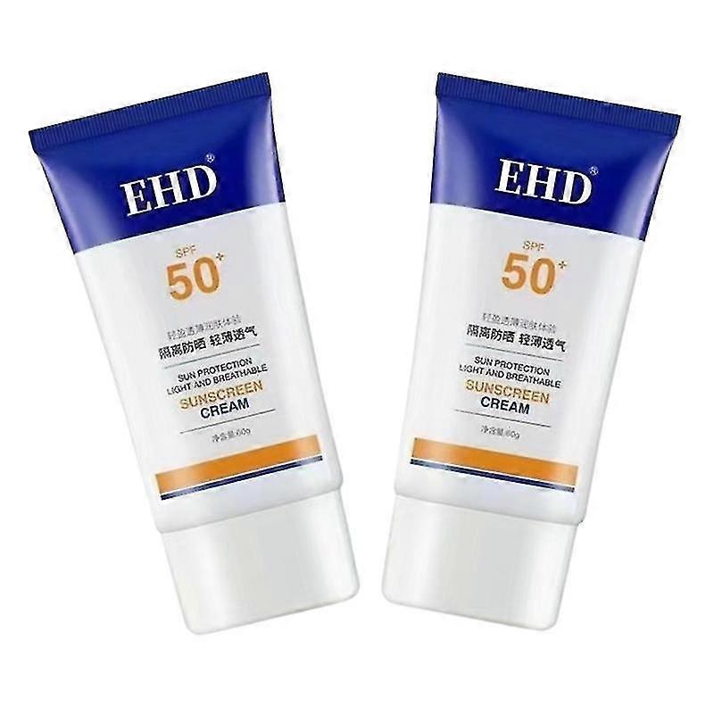 2 * 60 مل واقي من الشمس للوجه Ultra SPF50 + واقي من الشمس للجسم مضاد للعيوب مضاد للمعان واقي من الشمس السائل غير المرئي